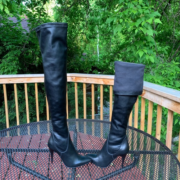 Charles David made in Italy elasticized knee boots - Picture 2 of 8